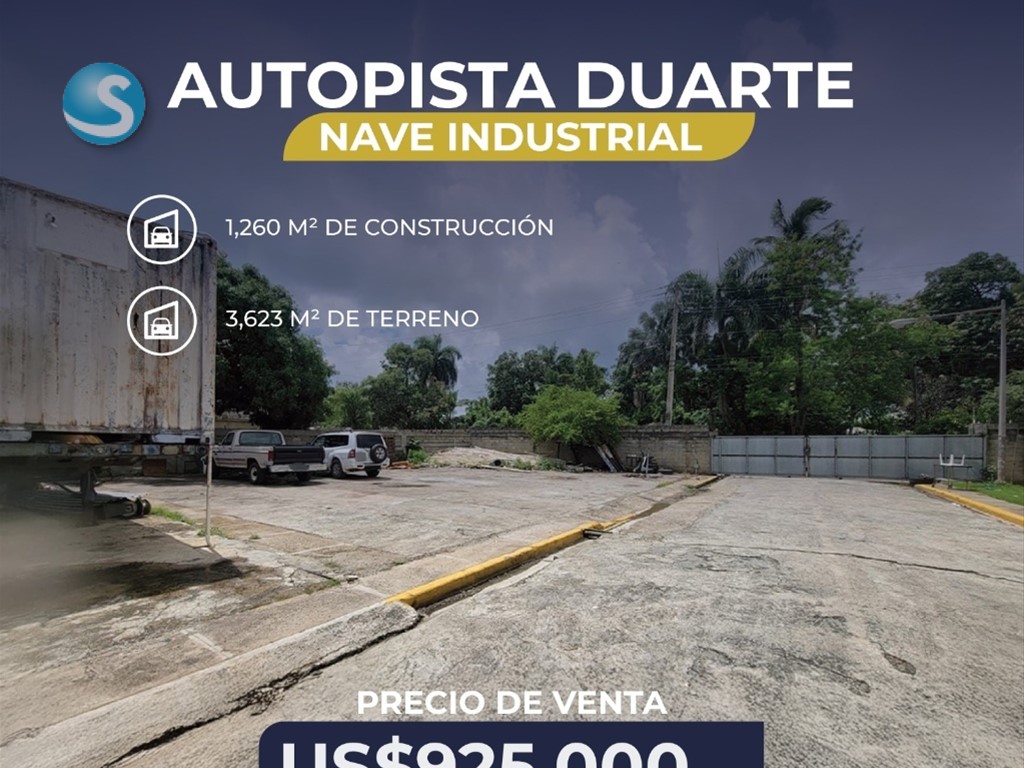 Nave en Alquiler, Av. Juan Pablo Duarte