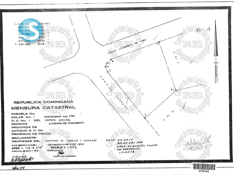 Solares / Terrenos en Distrito Nacional