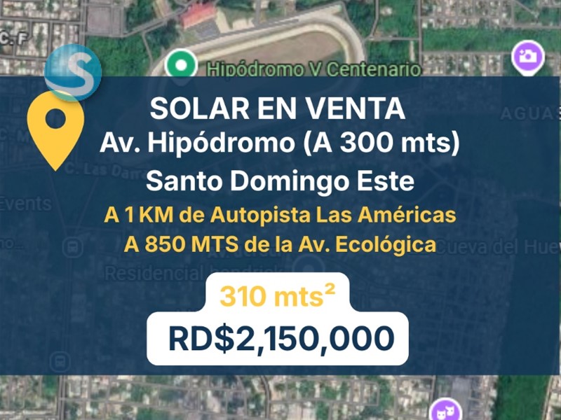 Solares / Terrenos en Santo Domingo Este
