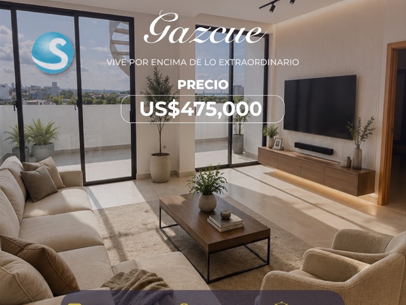 Imagen publicada para Penthouse contemporáneo con terraza panorámica en Gazcue